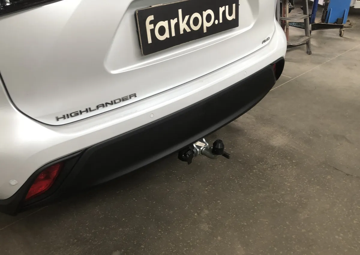 Фаркоп Galia для Toyota Highlander 2019-2026 T077C в Новокузнецк Фаркоп Galia для Toyota Highlander 2019-2026 T077C в Новокузнецк