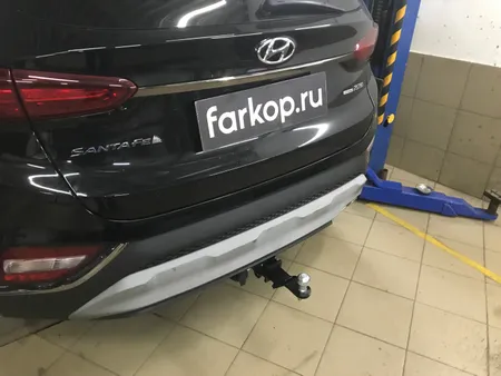 Фаркоп Лидер Плюс для Hyundai Santa Fe 2018-2022 Арт. H230-E H230-E в Новокузнецк