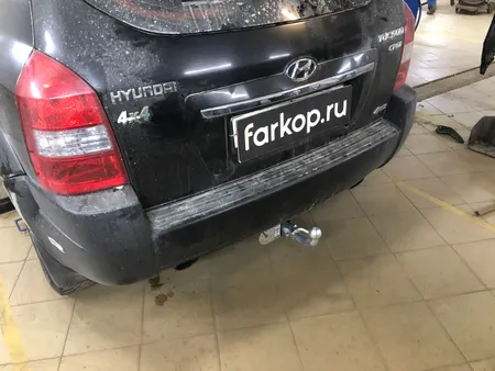 Фаркоп Лидер Плюс для Hyundai Tucson 2004-2010 H204-BA в Новокузнецк