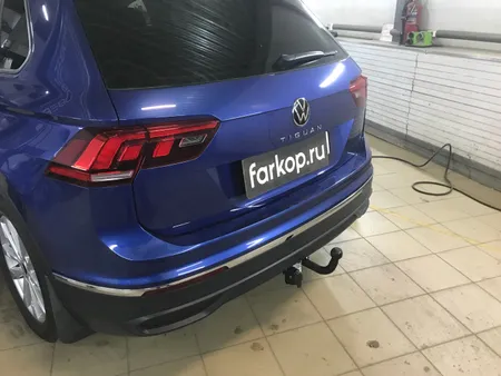 Фаркоп Лидер Плюс для Volkswagen Tiguan 2017- V123-A в Новокузнецк
