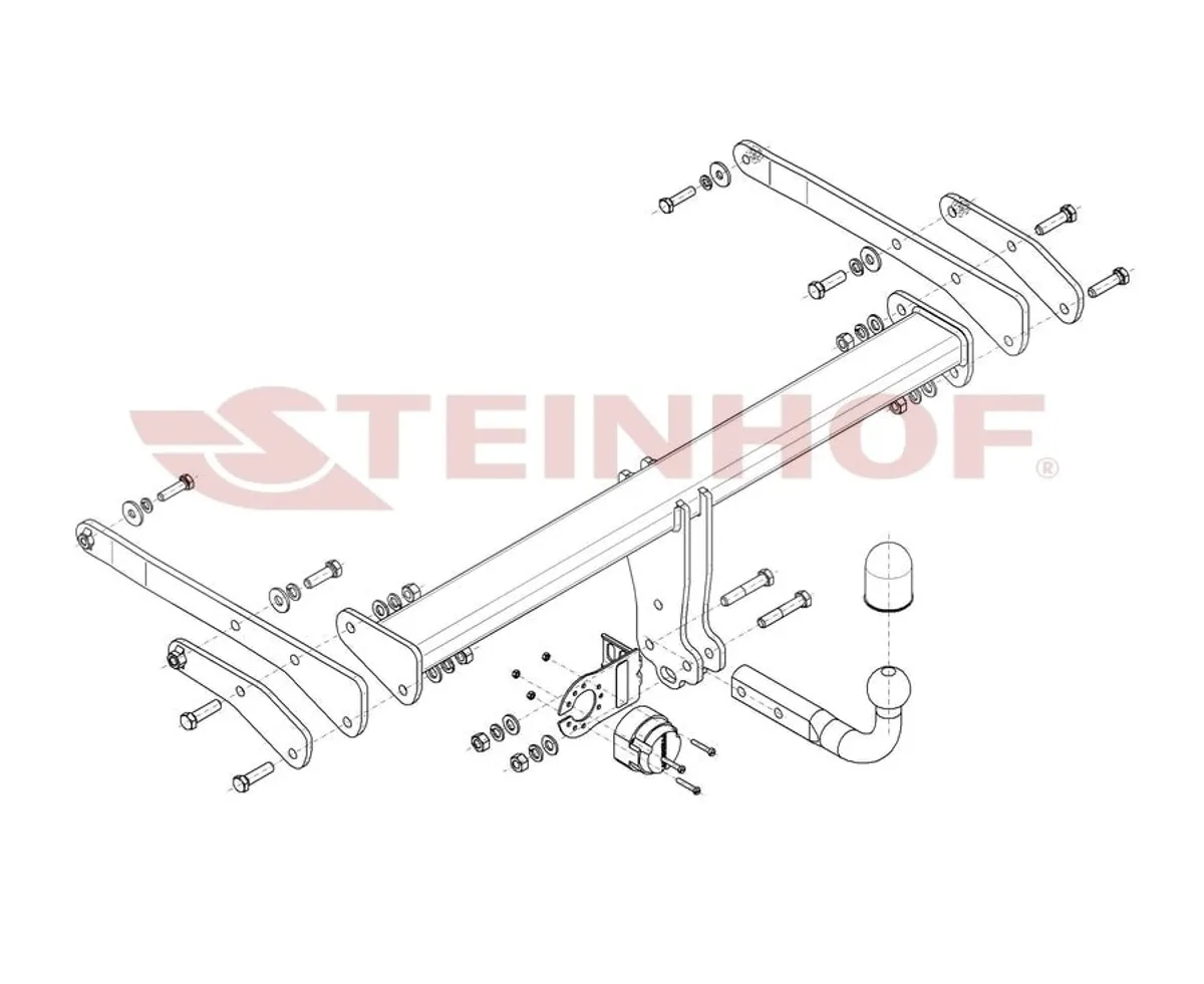 Фаркоп Steinhof для Audi Q5 2026- A-111 в Новокузнецк Фаркоп Steinhof для Audi Q5 2026- A-111 в Новокузнецк