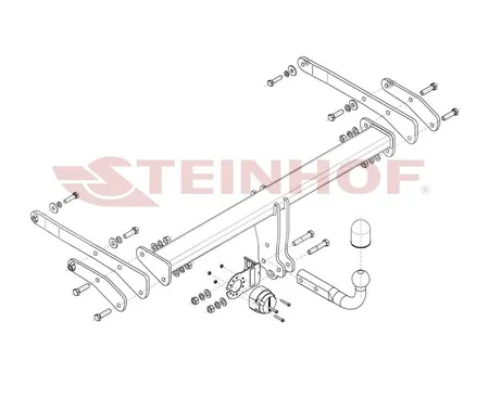 Фаркоп Steinhof для Audi Q5 2026- A-111 в Новокузнецк Фаркоп Steinhof для Audi Q5 2026- A-111 в Новокузнецк