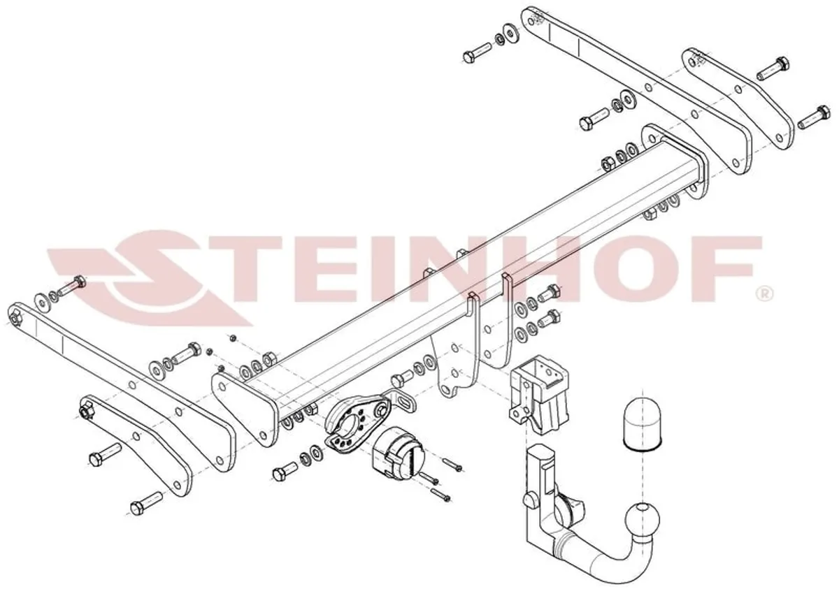 Фаркоп Steinhof для Audi Q5 2026- A-112 в Новокузнецк Фаркоп Steinhof для Audi Q5 2026- A-112 в Новокузнецк