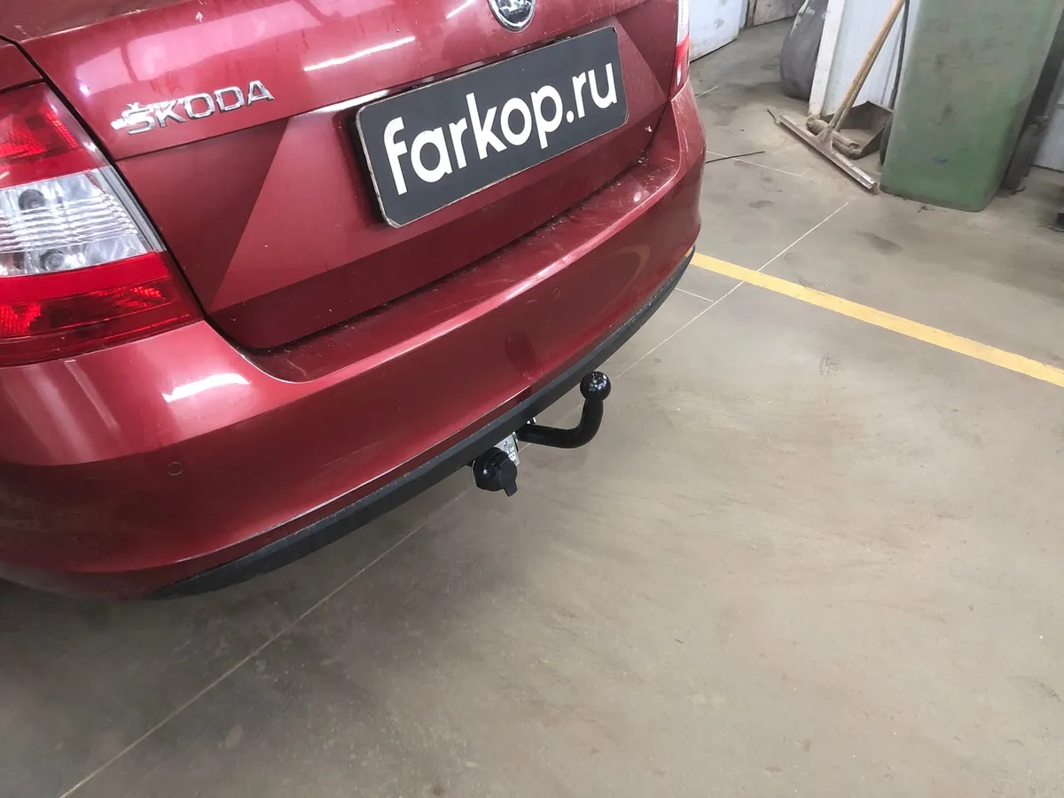 Фаркоп Лидер Плюс для Skoda Rapid 2014-2019 V125-A в Новокузнецк Фаркоп Лидер Плюс для Skoda Rapid 2014-2019 V125-A в Новокузнецк