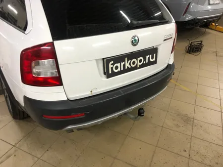 Фаркоп Galia для Skoda Octavia (лифтбек, универсал, вкл. Scout) 2005-2013 S086A в Новокузнецк