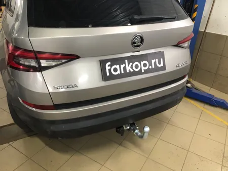 Фаркоп Лидер Плюс для Skoda Kodiaq 2017- V123-BA в Новокузнецк