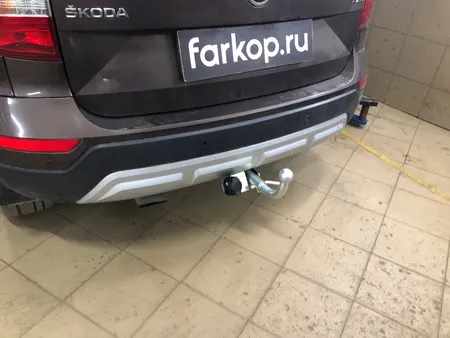 Фаркоп Лидер Плюс для Skoda Yeti 2009-2018 V123-BA в Новокузнецк