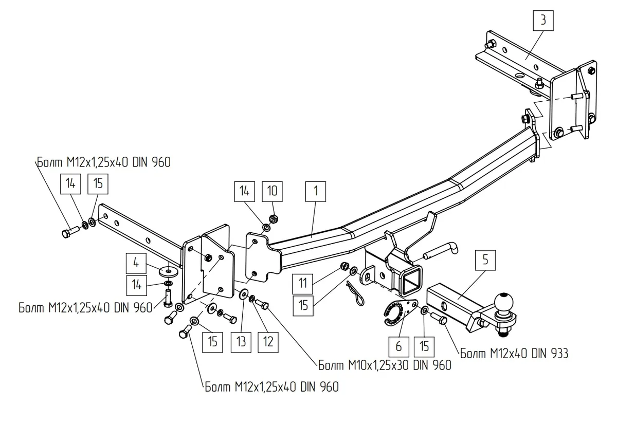 Фаркоп TowRus для LiXiang L6 2024- Арт. 288194 288194 в Новокузнецк Фаркоп TowRus для LiXiang L6 2024- Арт. 288194 288194 в Новокузнецк