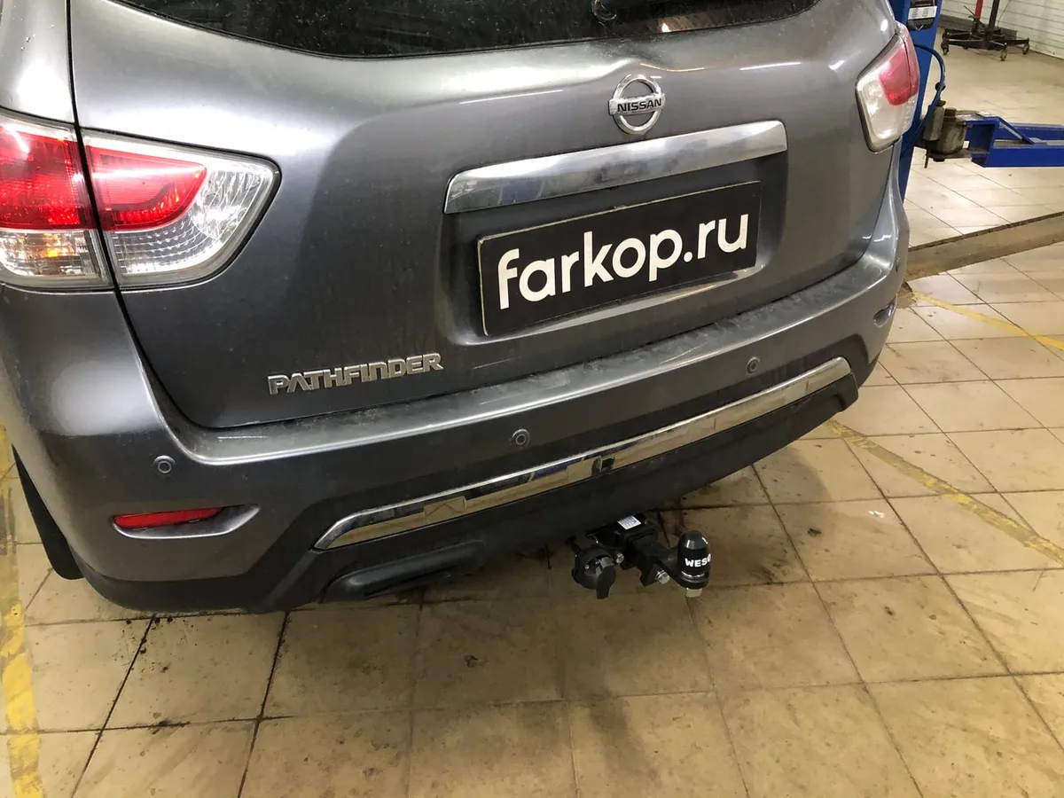 Фаркоп Oris для Nissan Pathfinder 2014-2017 4381-E в Новокузнецк Фаркоп Oris для Nissan Pathfinder 2014-2017 4381-E в Новокузнецк