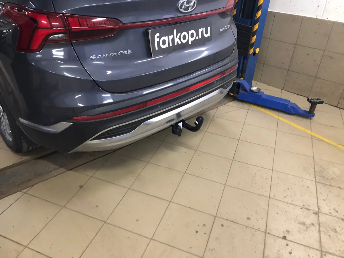 Фаркоп Oris для Hyundai Santa Fe 2020-2024 6768-A в Новокузнецк